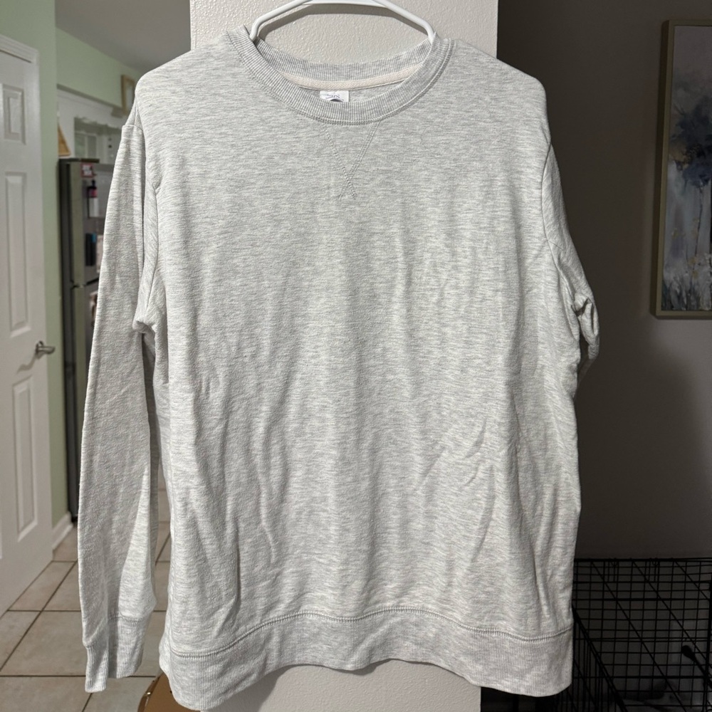 Stars Above Light Gray Long Sleeve Tee